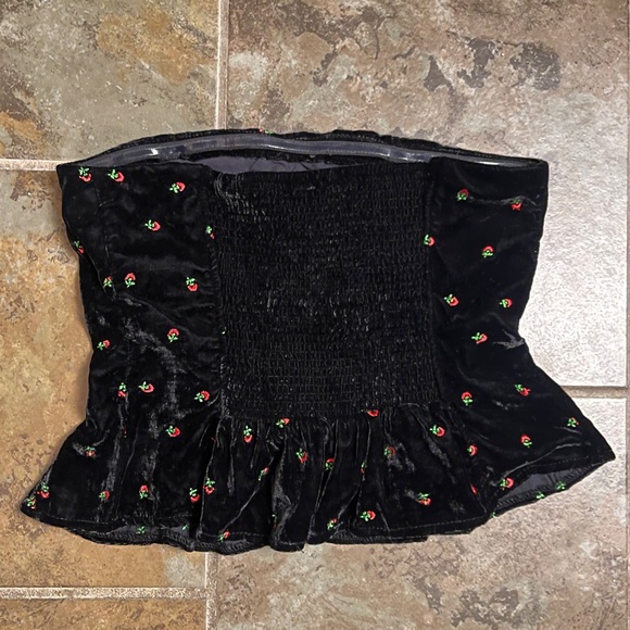 NWOT Free People Rosie Embroidered Bustier Top - Picture 9 of 10